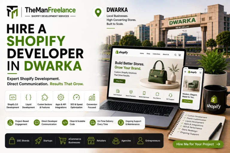 Senior Shopify Developer in Dwarka Building High-Performance Stores That Sell