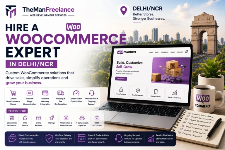 Senior WooCommerce Developer in Delhi NCR Building Scalable, High-Converting Stores