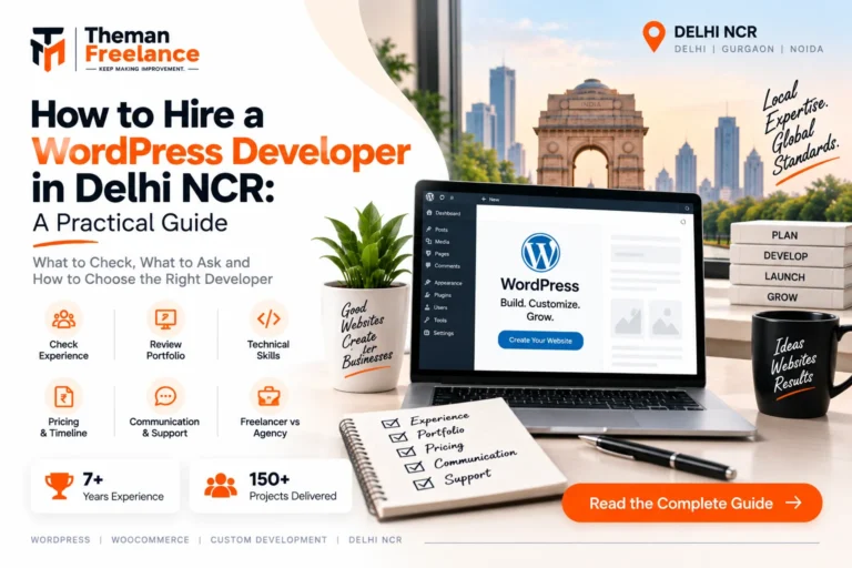 How to Hire a WordPress Developer in Delhi NCR: A Practical Guide
