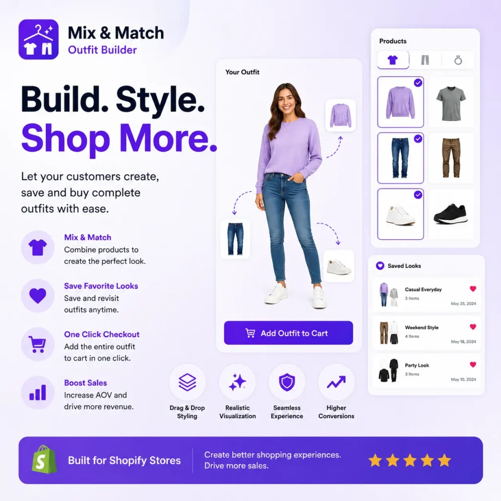 Mix & Match Outfit Builder preview