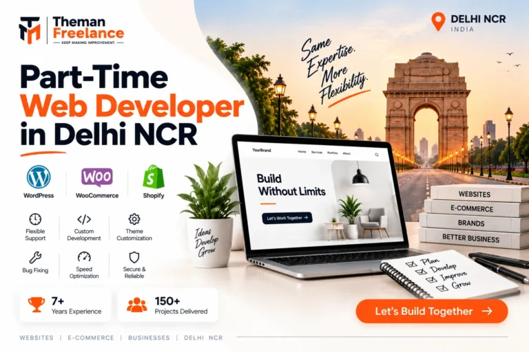 Why Scaling Businesses Need a Part Time Web Developer in Delhi NCR
