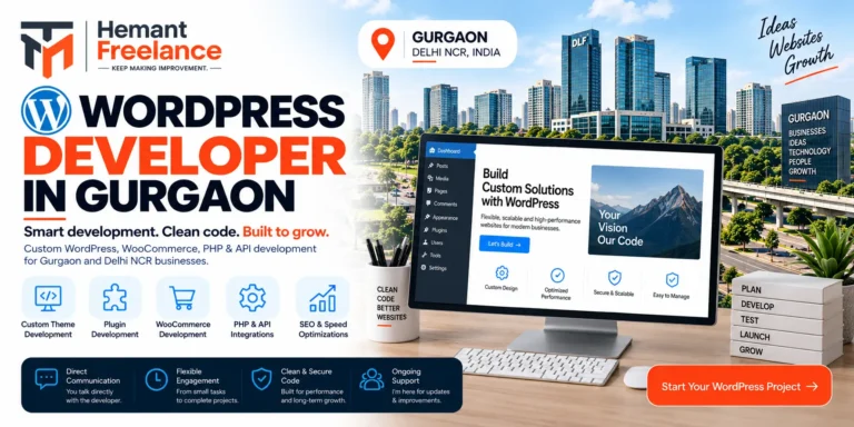 Senior WordPress Developer in Gurgaon Building High-Performance Web Applications