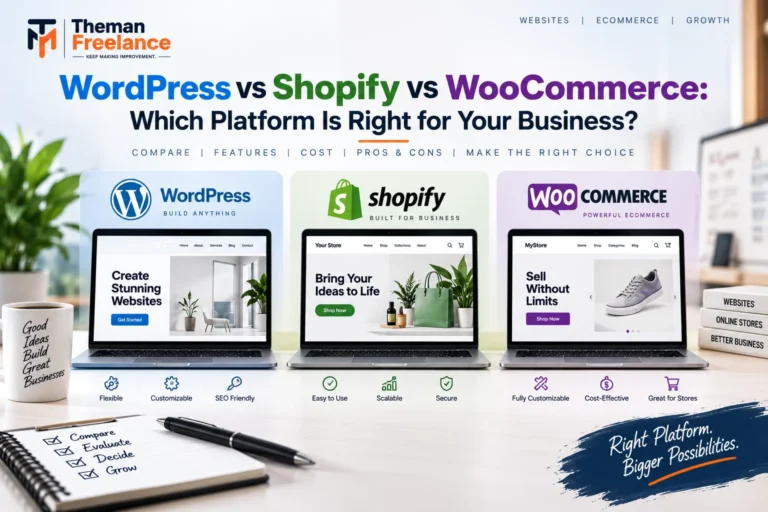 WordPress vs Shopify vs WooCommerce: Which Platform Is Right for Your Business?