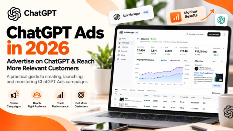 ChatGPT Ads in 2026: How Businesses Can Advertise on ChatGPT and Get More Relevant Customers