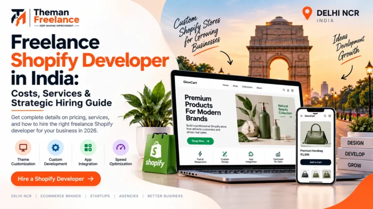 Freelance Shopify Developer in India: Costs, Services & Strategic Hiring Guide