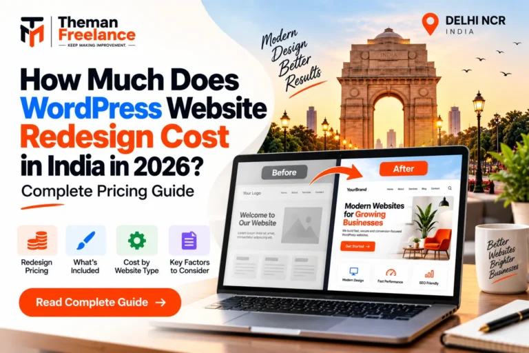 How Much Does a WordPress Website Redesign Cost in India in 2026?